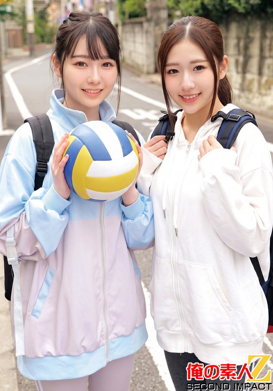 h_1732orecs00704 現役アスリート ひまりさん（バレー部・20歳）さゆさん（陸上部・21歳）